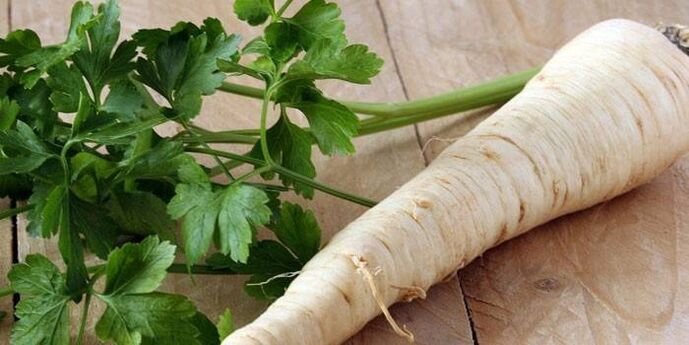 korzeń pietruszki do leczenia zapalenia gruczołu krokowego
